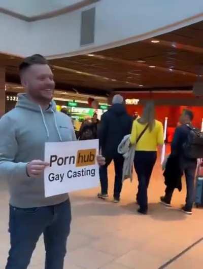 Picking up his buddy from the airport
