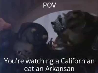 Poor Arkie gets vored