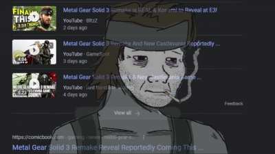 "An MGS3 Remake is coming soon!"