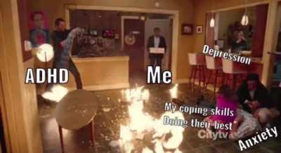 The internal war.