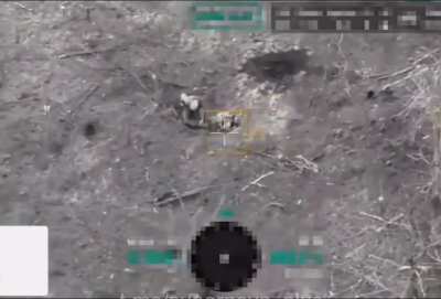 Drone drops grenade on russian soldier pretending to be dead, easterm front