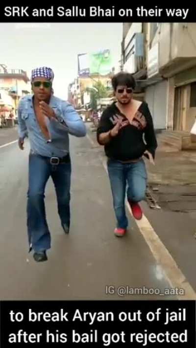 "Hum aa rahe hain Aryan."