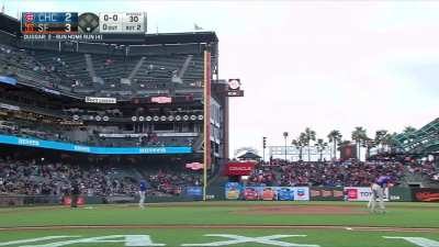[Highlight] Steven Duggar takes back the lead with a 2 run shot of his own. 3-2 Giants