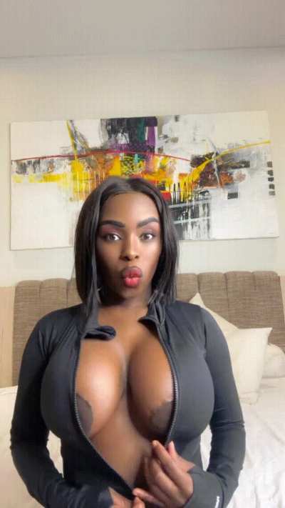 There's a pair of cute ebony boobs I'd like to reveal (OC)