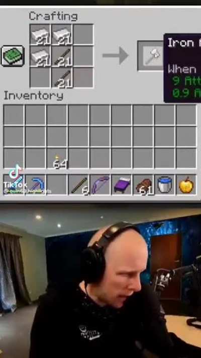 dude just wanted an axe...