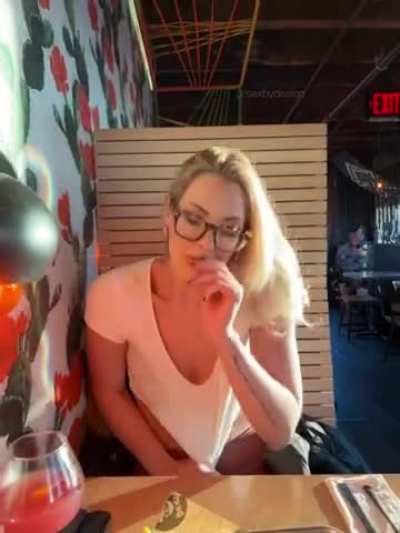 got caught with my titties out on taco Tuesday
