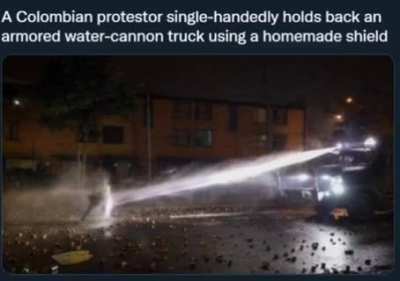 Shian: the anonymous protestor; deflector of tsunamis
