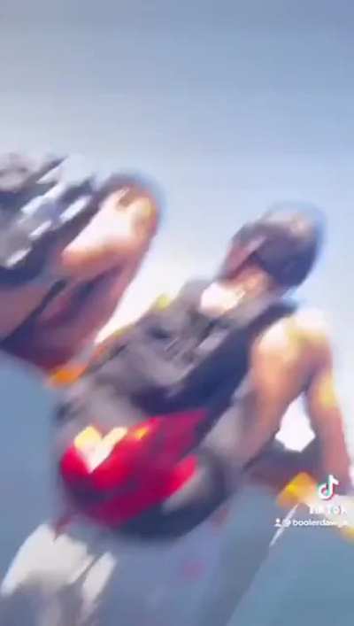 To film yourself in the reflection