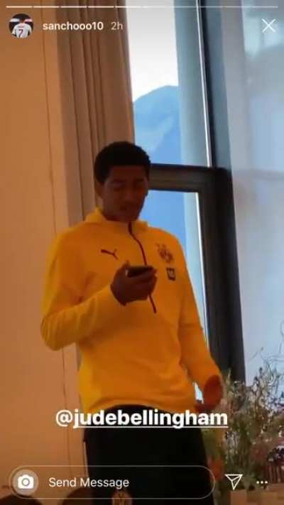 In case you haven&rsquo;t seen it, Jadon&rsquo;s instagram story is hilarious (featuring Erling, Jude, &amp;amp; Youssoufa)