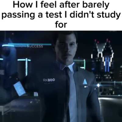 Real(I barely passed)