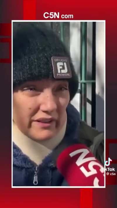 En C5N pasaron este video de una 