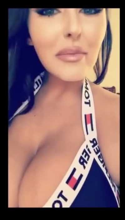 "When your boobs are so big your top bursts open"