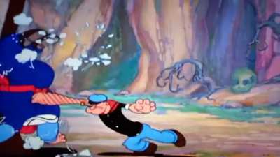 Popeye was the original Raksha's Palm user