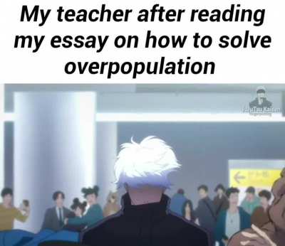El trabajo de darko en la primaria be like