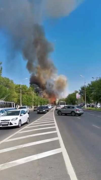 Gas Station EXPLOSION! That's going to cost a few bucks.