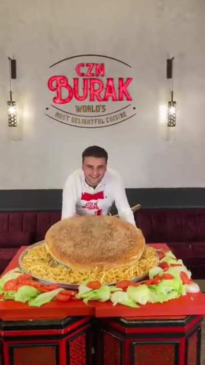 This chef "Burak" is crazy