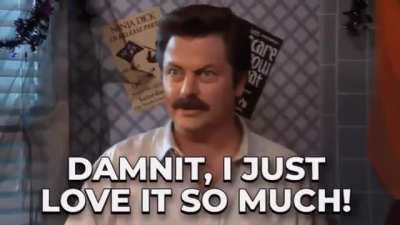 When my wife asks why I'm watching Parks & Rec for the hundredth time