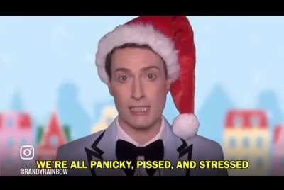 When people expect me to show up and do my job the week before Christmas