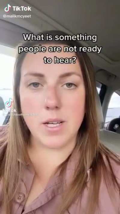 She was right