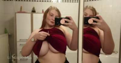 It's a bird..it's a plane..it's me dropping my big boobs for you