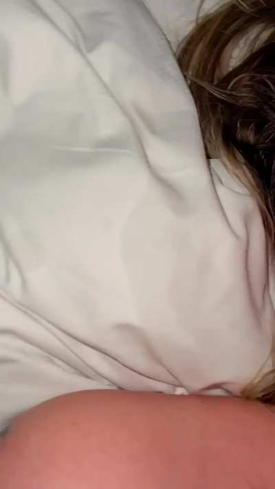He loves to watch my tits bounce