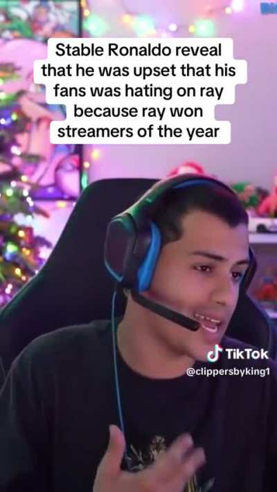 Ron didn&rsquo;t like the hate Ray was getting after winning best reality streamer