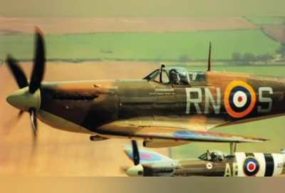 I wonder if this is his first time flying a bomber