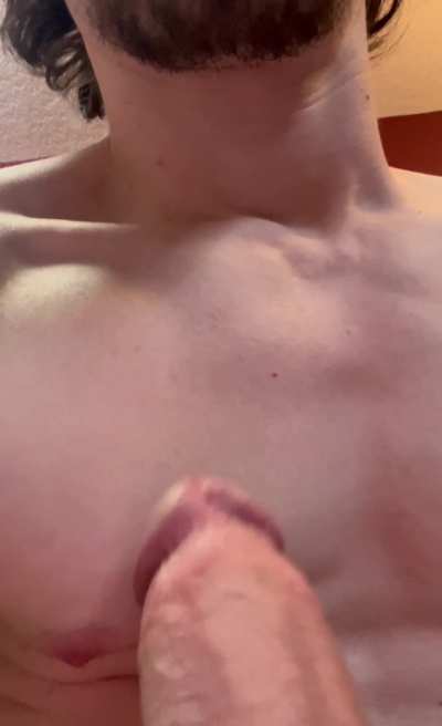 Beating it against my chest