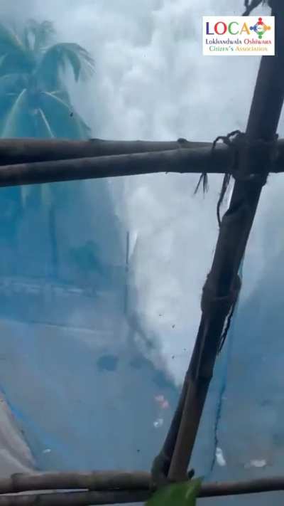 Water pipeline burst at Adarsh Nagar, Andheri West