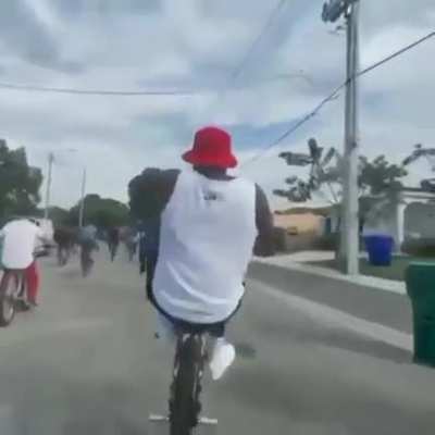 Absolutely insane bike handling