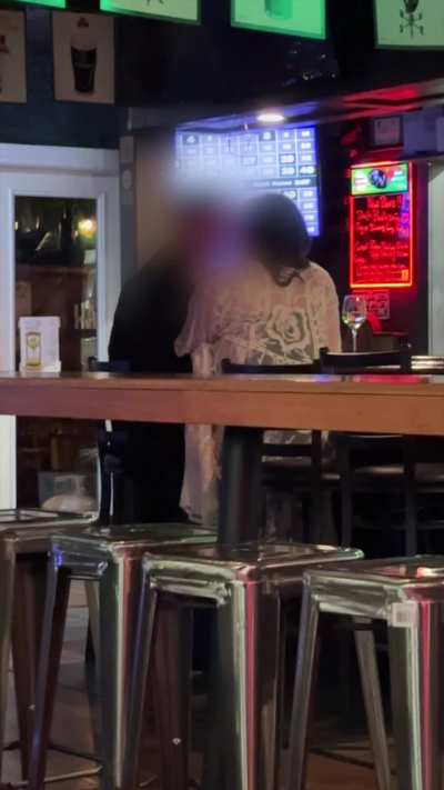 He bet $100 I wouldn&rsquo;t dare hit on the cute guy at the bar. 30 mins later, he was on my couch, cock in mouth. Not only was it something I&rsquo;d do anyway, I also got my nails done. Win win.