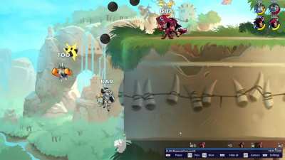 a very balanced edgeguard