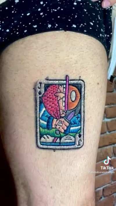 My brain broke trying to process this tattoo