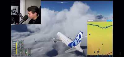 Plane crashes into mountain @Swiss001