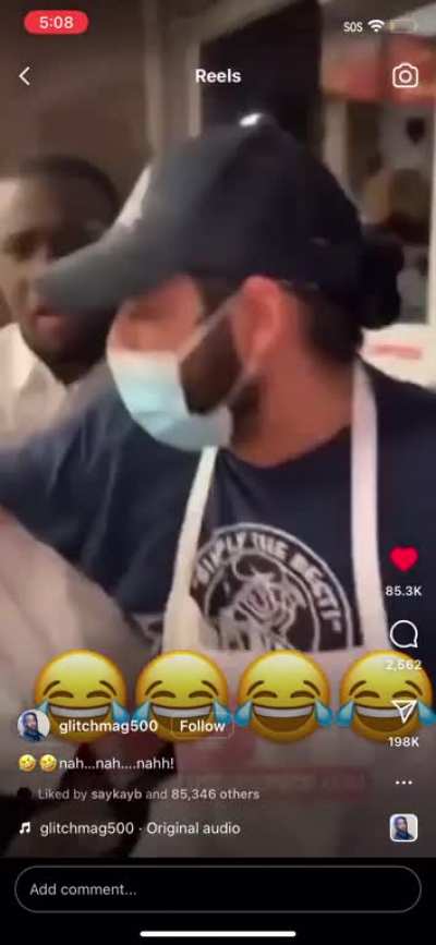 Bro literally embarrassed himself he should&rsquo;ve just stopped😭😭