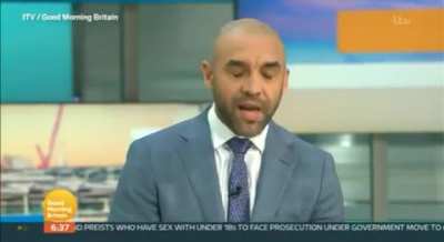 Piers Morgan just walked off the Good Morning Britain set after co-presenter Alex Beresford defended Harry and Meghan and condemned Piers' treatment of them in yesterday's programming