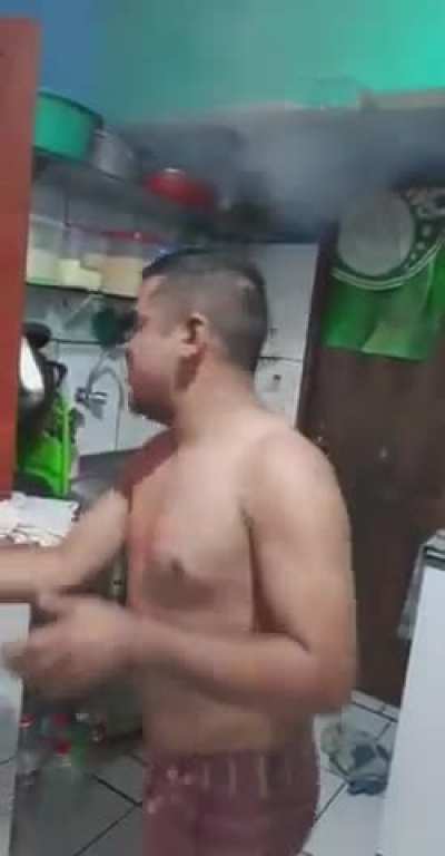 WCGW if you pour water onto hot oil