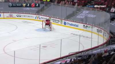 Casey DeSmith with a save of the year candidate.