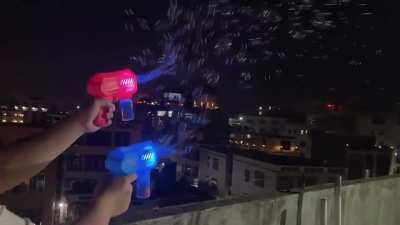 Bubble gun game