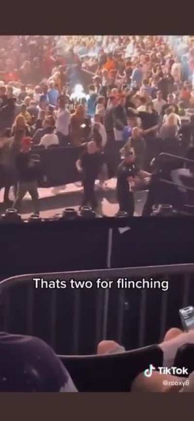 I don&rsquo;t know the context behind this video but Nate Diaz randomly punks some dude at the fight last night. Everyone is saying it is A.J McKee but I&rsquo;m not sure.