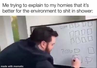 It is though 💩🚿🧼