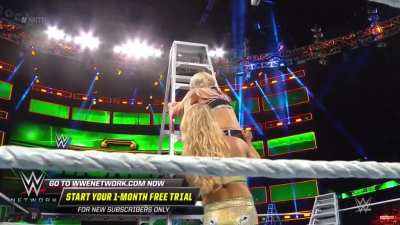 When Charlotte grabbed Alexa&rsquo;s trunks and nearly pantsed her