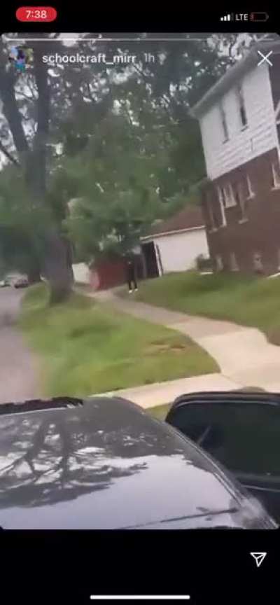Crazy Soon To Be Ex-Girlfriend Shoots Up Boyfriends Whip Because She Thought He Was Cheating