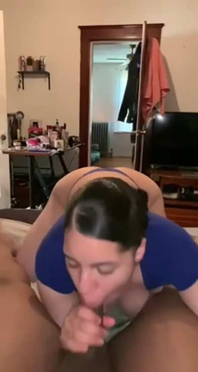 She truly worships black dick