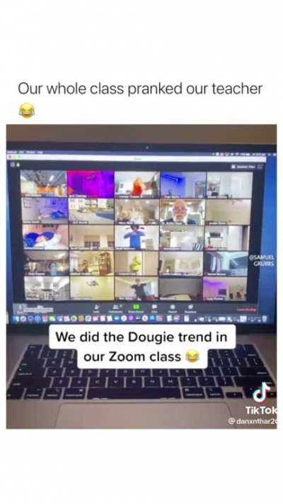 The class did the Dougie Trend and looked so clean with it 😎