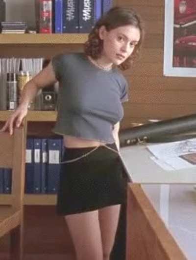 Alyssa Milano being a little tease in Fear (1996)