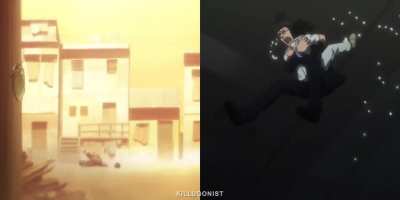 The parallel between the scene where leorio&rsquo;s friend dies and the scene where leorio &amp;amp; gon reunite :/