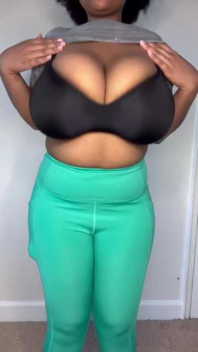 After workout boobs
