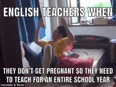 English teacher slander