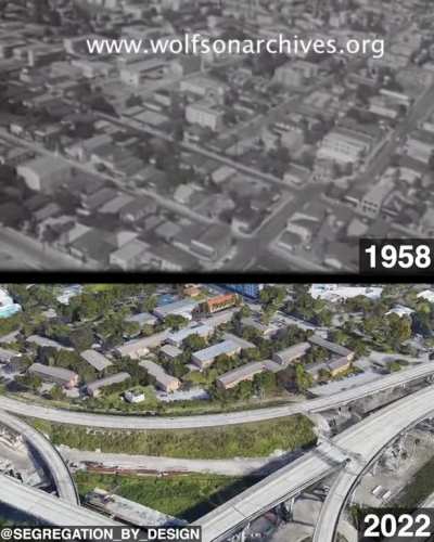 Miami's Overtown, 1958 vs. 2022